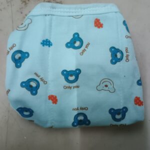 Baby Cotton Diaper Blue Color Size Nb