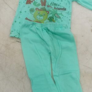 Kids Cloth Set Green Colour Size 6 To 12 Month