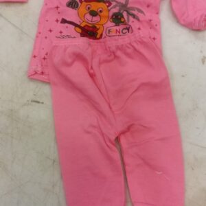Kids Cloth Set Pink Colour Size 6 To 12 Month