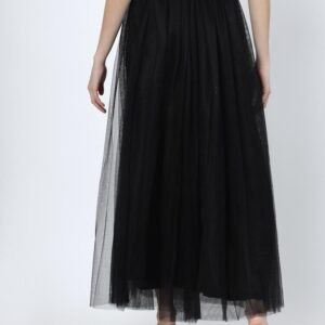 Janak N Masaaya Net Fabric Maxi Skirt Size M