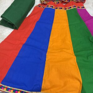 Kids Girls Lehenga Choli Set Multicolor Size 26