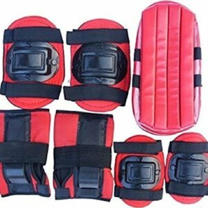 Rakso Skating Cycling Protective Set Of 4Pcs Skating Guard Combo Red