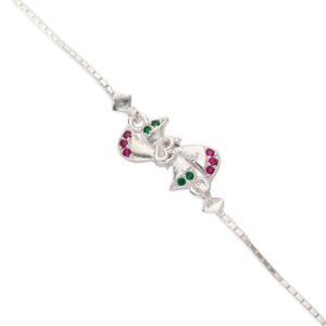 Zvar 925 Sterling Silver Rakhi For Men