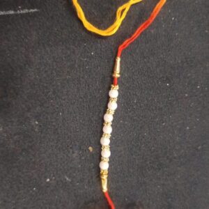 Yellow Red Rekhi White Stone