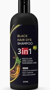 3 In 1 Black Hair Dye Shampoo 100Ml