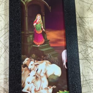 Bal Krishna Framed Painting 3510 Mbr Without Glass 6 X 13
