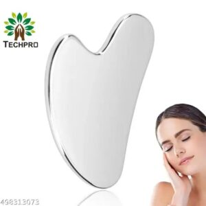 Techpro Gua Sha Tool For Face Stainless Steel Facial Tools Metal Gua Sha