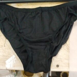Women Plain Black Colour Penties Size 40