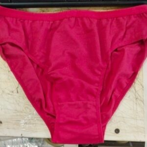 Women Plain Pink Colour Penties Size 40