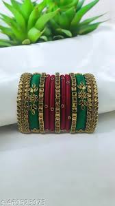 Silk Thread Bangles Set Woman New Look Bangles