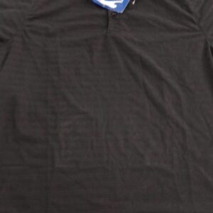 Mens Collar T Shirt Colour Black Size Xl