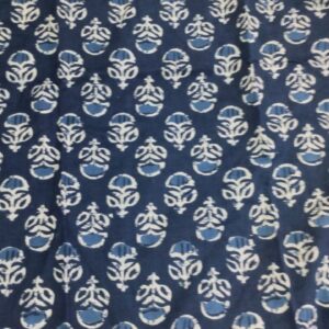 Sleeveless Kurti For Women Color Blue Printed Size M