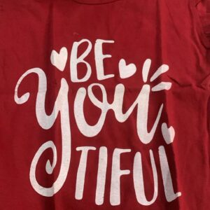 T Shirt For Kids Girls Color Red Size 22