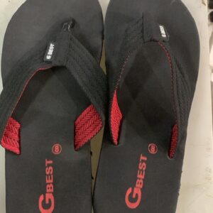 Slippers For Men Color Black Size 8