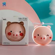 Pocket Small Makeup Cute Pig Fan Usb