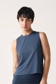 Active Mesh Tank Top For Girl Colour Grey Size L