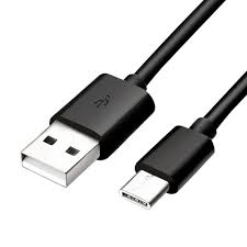 Black Color C Type Data Cable