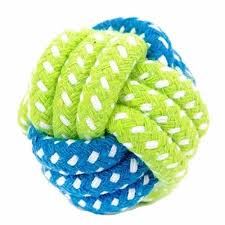 Green And Blue Color Pet Cotton Ball