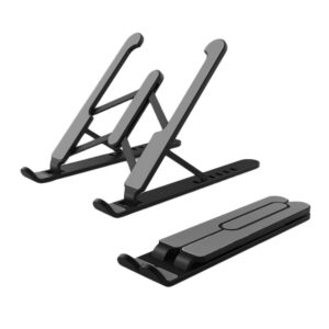 Black Color Plastic Laptop Stand