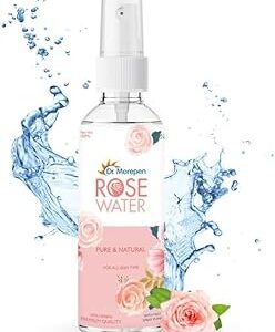 Drpoint Morepen Pure And Natural Rose Water Spray For Face Alcohol Free Toner 100Ml