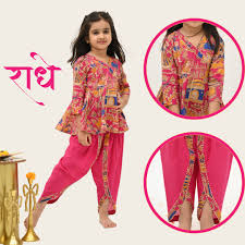 Kids Girl Peekaboo Girls Cotton Ethnic Set 4 Years