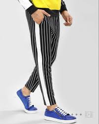 Men Trouser Black White Colour Size 3Xl