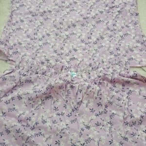 Girl Purple Printed Dress Size Xl