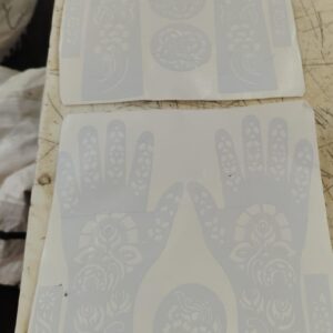 Mehandi Mehndi Tattoo Stencil Stencils Sticker 1 Pair