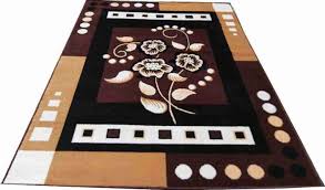 Brown Polyester Carpet 150 Cm X 210 Cm