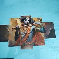 Krishna Paintings For Wall Decoration Set Of 5