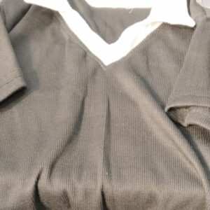 Black Color Crop Top For Women Size S