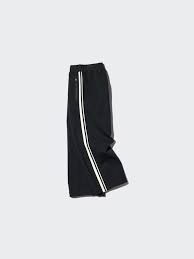 Uniqlo Black Dry Sweat Trousers For Kids For Girls And Boys For 14Yr