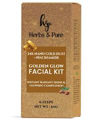 Herbs And Pure Golden Glow Facial Kit 60G