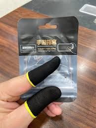 Fiber Gaming Finger Sleeves 2 Pair Black