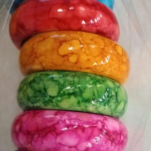 Women Bangles Multicolor Size 2 By 2 Pack Of 6