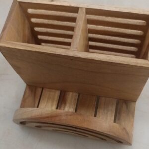 Mango Wood Square Wooden Tea Coaster For Hotel