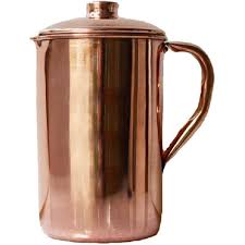 Wholesale Bulk Barware Designer 700 Ml Copper Brass Water Jug Modern Style Handcrafted