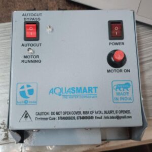 Tech And Trade Iron Aquasmart Semi Automatic Water Tank Overflow Controller Alarm Indicator 8Inch Metallic Grey