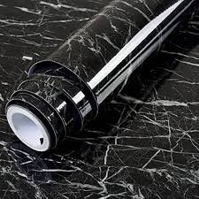 Black Marble Contact Paper Peel And Stick Wallpaper 3Mtr