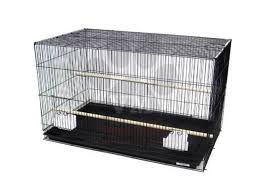 2 Feet Black Coated Birds Cage