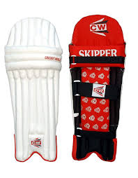 Kids Cricket Batting Pads Ages 3 To 6 Years Old White Pair