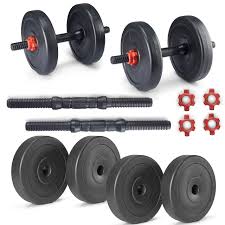 Pvc Home Gym Adjustable Set 2Point5Kg 4 Plates Black