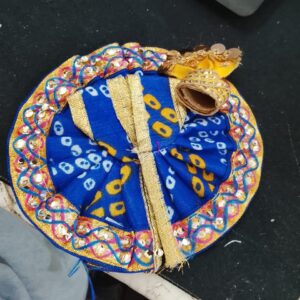 Laddu Gopal Dress Blue Color Size 3