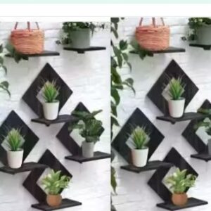 Wooden Wall Shelf Shelves Art Hanging Decor For Wall Diwali Decoration Items Home Decor