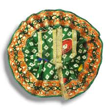 Laddu Gopal Ji Dress Green Color