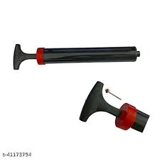 Ball Air Pump Black And Orange Colour