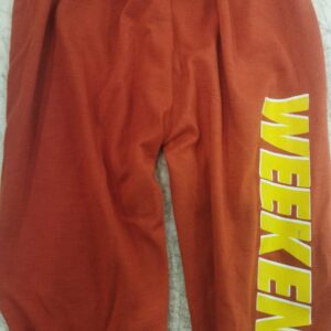 Brown Color Cotton Weekend Printed Trousers For Kids For 2 Yr