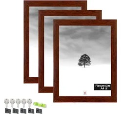 Wooden A4 Size Photo Frame 3Pcs