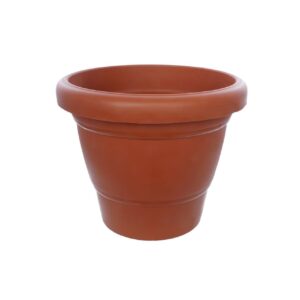 Wonverti Garden Heavy Plastic Planter Potgamla 6 Inch Brown