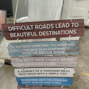 Profoto Inspirational And Motivational Quotes Mdf Wooden Wall Hanging